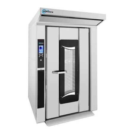 Univex Univex Gas Double Rack Rotating Oven, 36 Trays, 380000 BTU, 208/240V, Digital Control, SS/Glass Door RDRG11